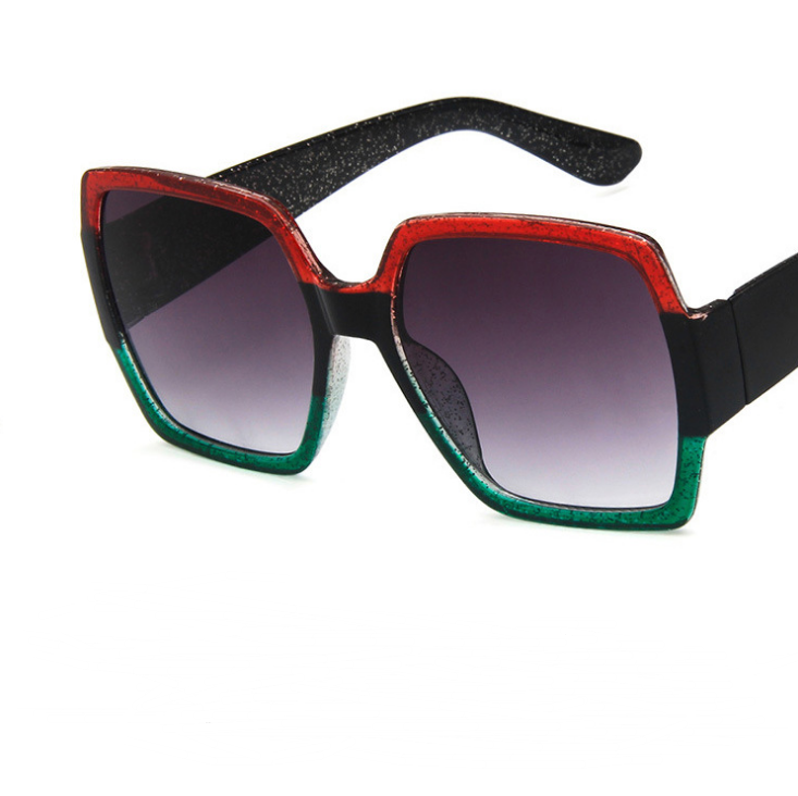 Colorful Retro Glitter Sunglasses