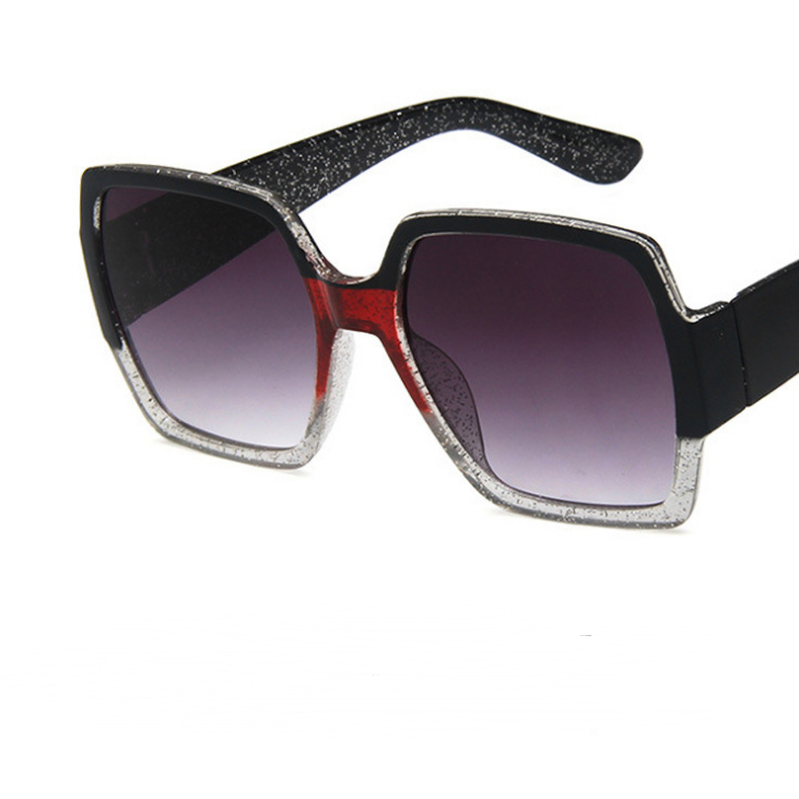 Colorful Retro Glitter Sunglasses