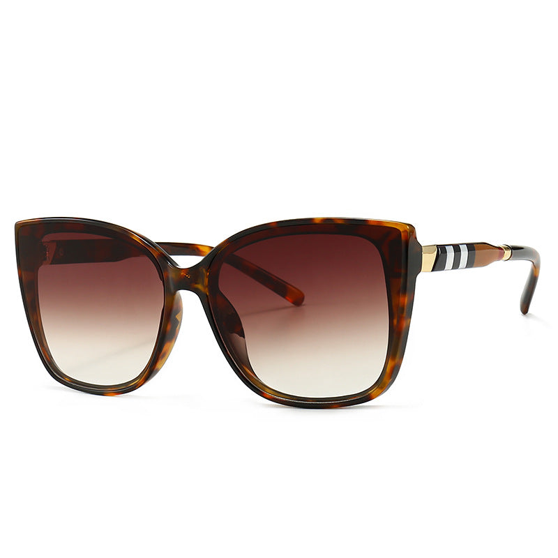 Cat's Eye Scottish Pattern Sunglasses