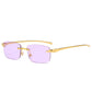 Leopard Head Rimless Sunglasses