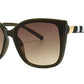 Cat's Eye Scottish Pattern Sunglasses
