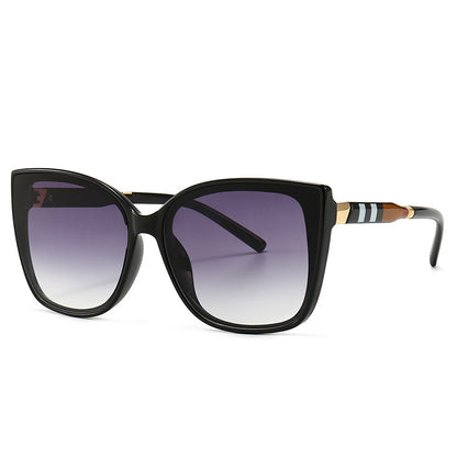 Cat's Eye Scottish Pattern Sunglasses